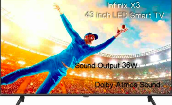 INFINIX X3 SMART TV (ANDROID)  43''inch - Image 2